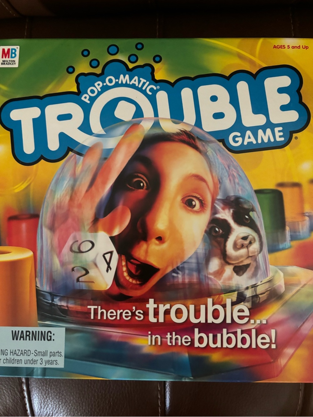 Milton Bradley Pop-O-Matic Trouble Board Game - Multicolor